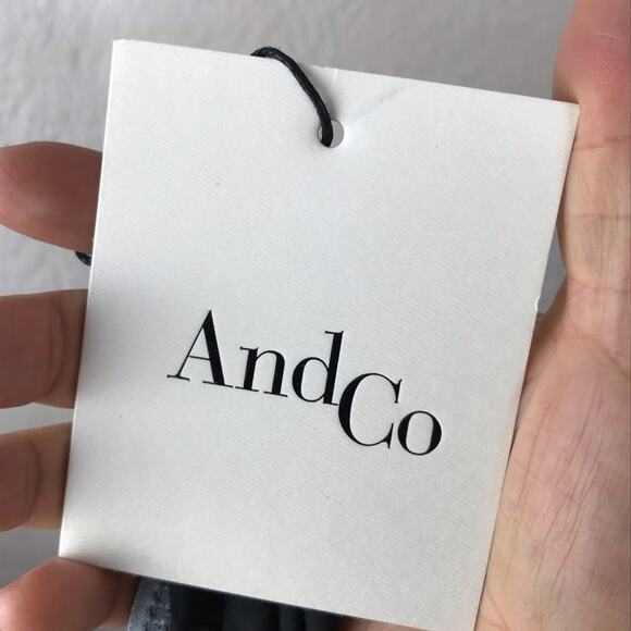 Andco And Co The Label  Women's Silver Grey Bikini Rouleau Top Size Small - Picture 3 of 6